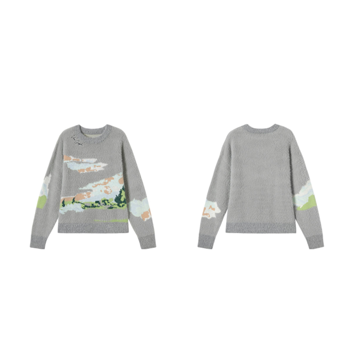 Champ de Blé — Pull Nuage — vue 22 | Artelure