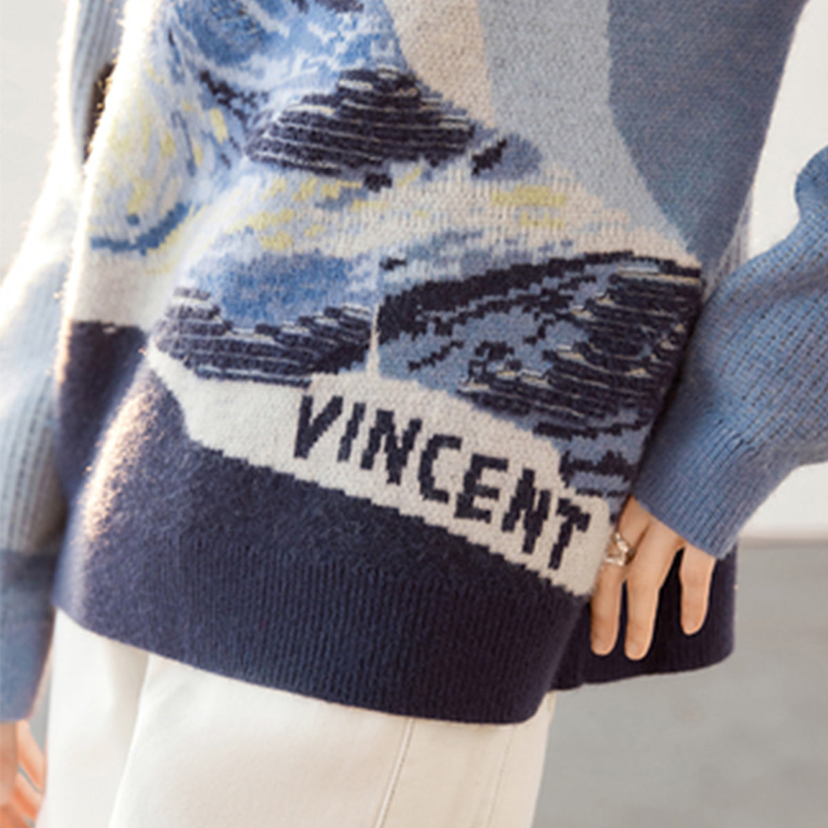 Nuit Étoilée — Pull Jacquard — vue 5 | Artelure