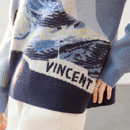 Nuit Étoilée — Pull Jacquard — vue 5 | Artelure