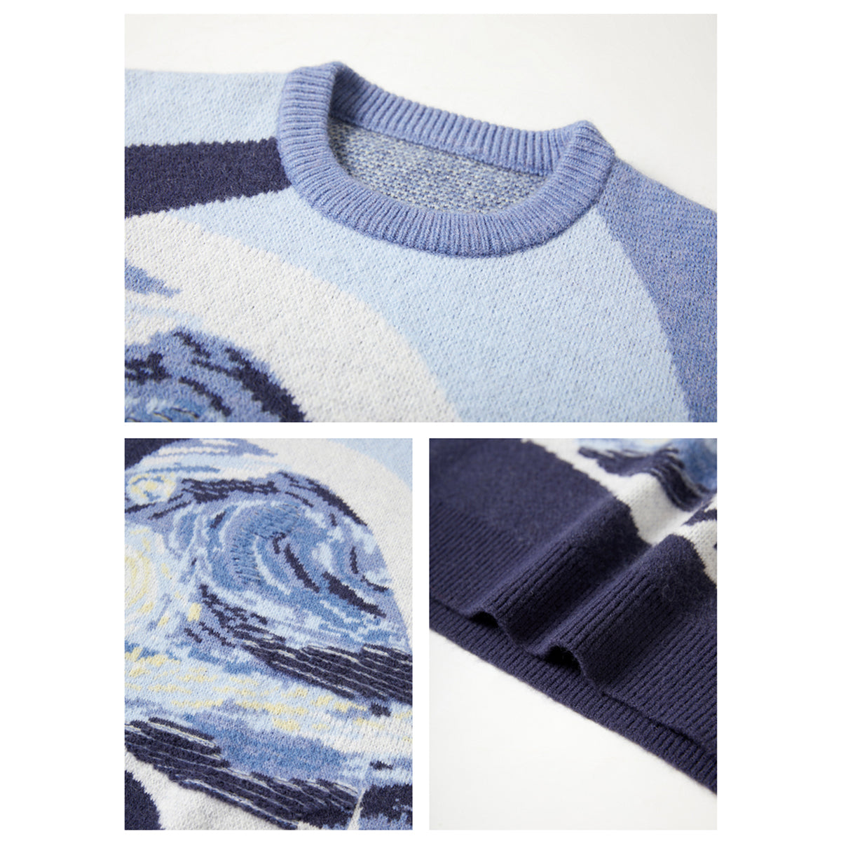 Nuit Étoilée — Pull Jacquard — vue 7 | Artelure