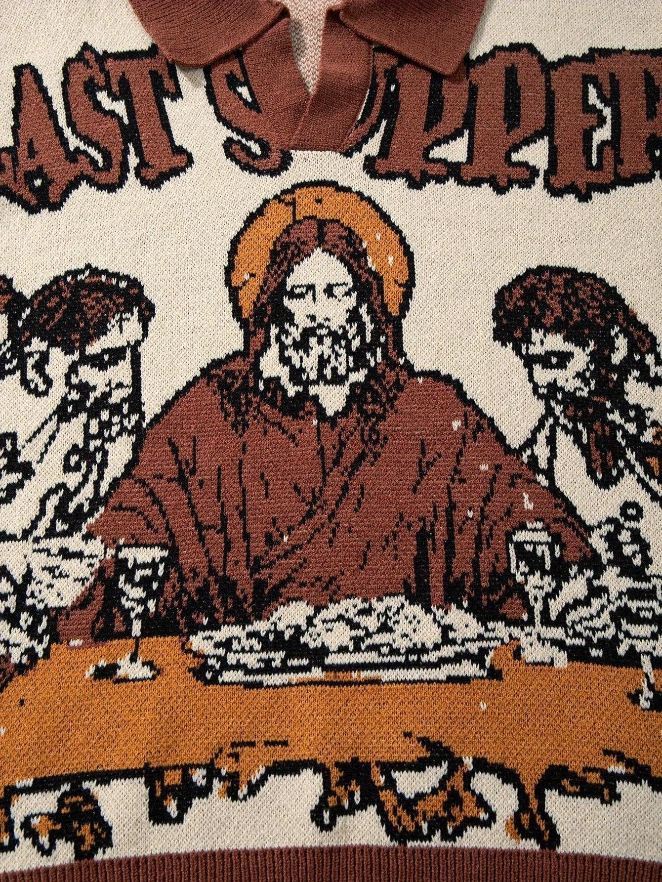 La Cène — Pull Jacquard — vue 6 | Artelure