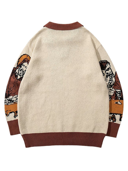 La Cène — Pull Jacquard — vue 11 | Artelure