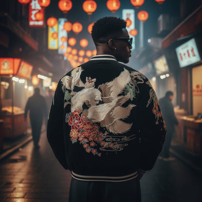 Esprit Kitsune — Veste Brodée — vue 5 | Artelure
