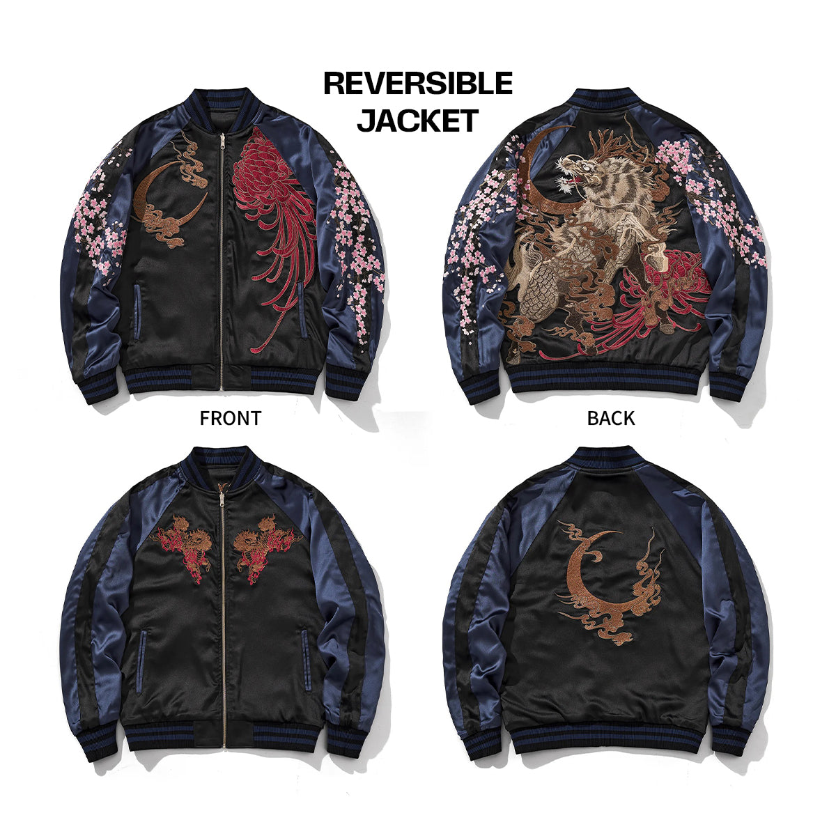 Floraisons Éternelles — Veste Réversible — vue 8 | Artelure