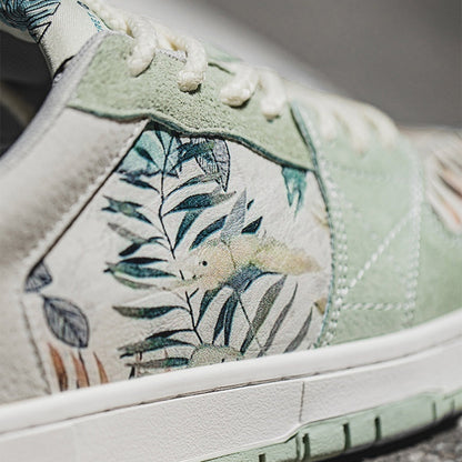 Impression Verdoyante — Sneakers Aquarelle — vue 6 | Artelure