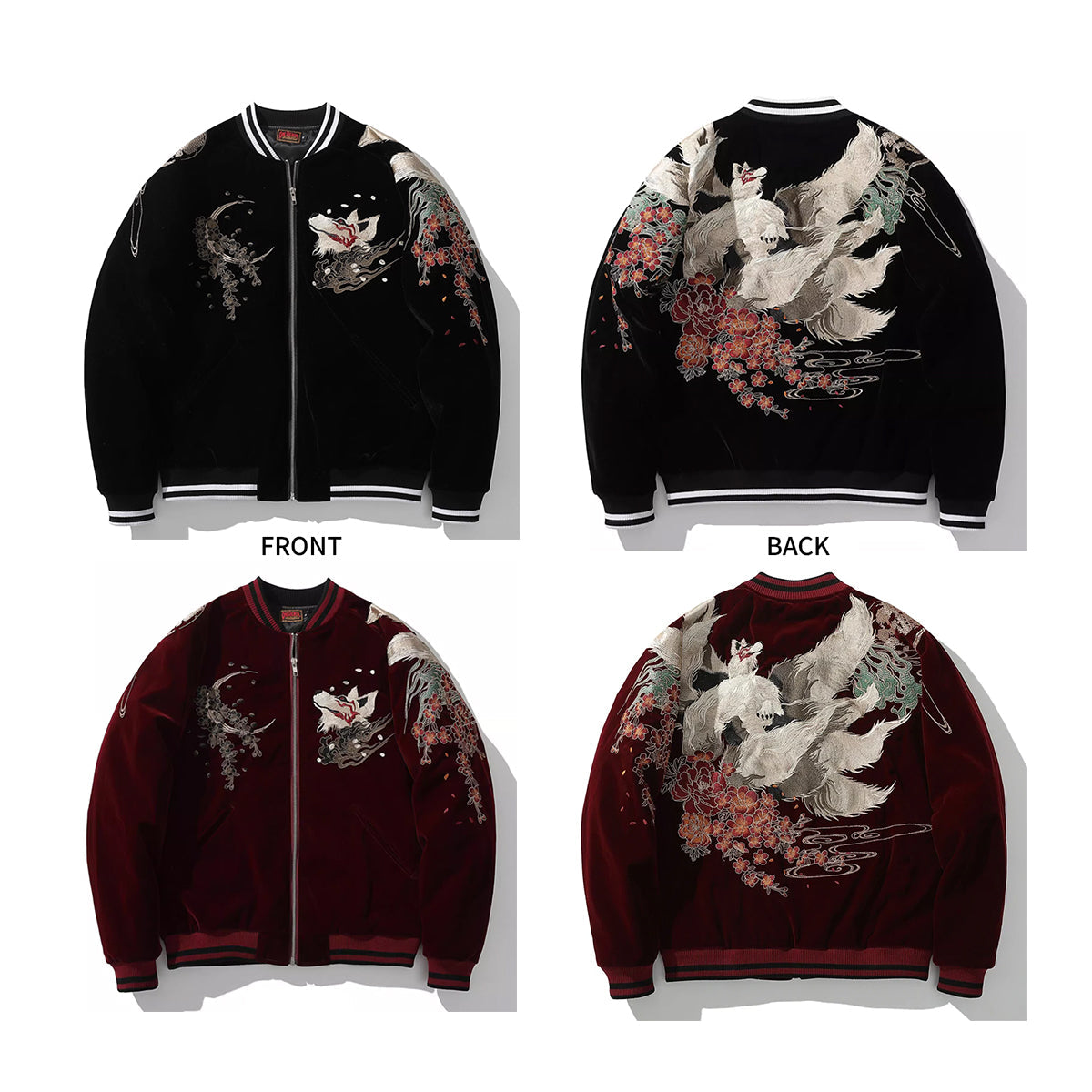 Esprit Kitsune — Veste Brodée — vue 10 | Artelure