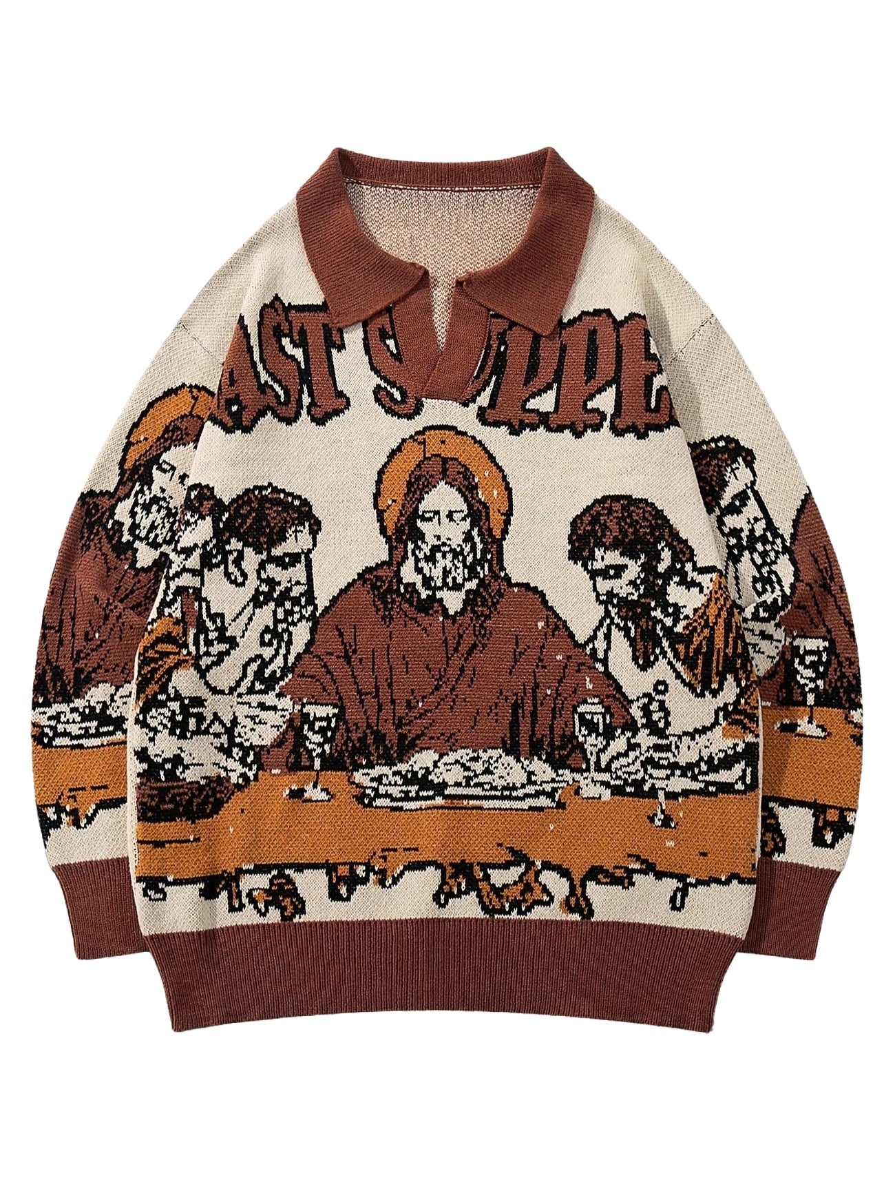 La Cène — Pull Jacquard — vue 1 | Artelure