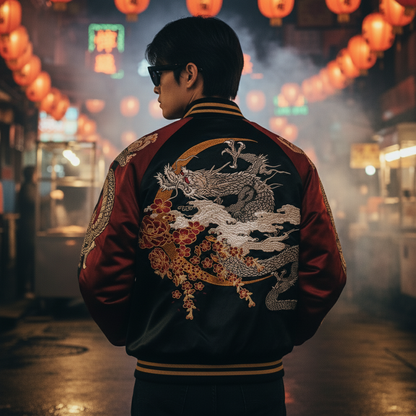 Floraison d’Obsidienne — Veste Réversible — vue 5 | Artelure