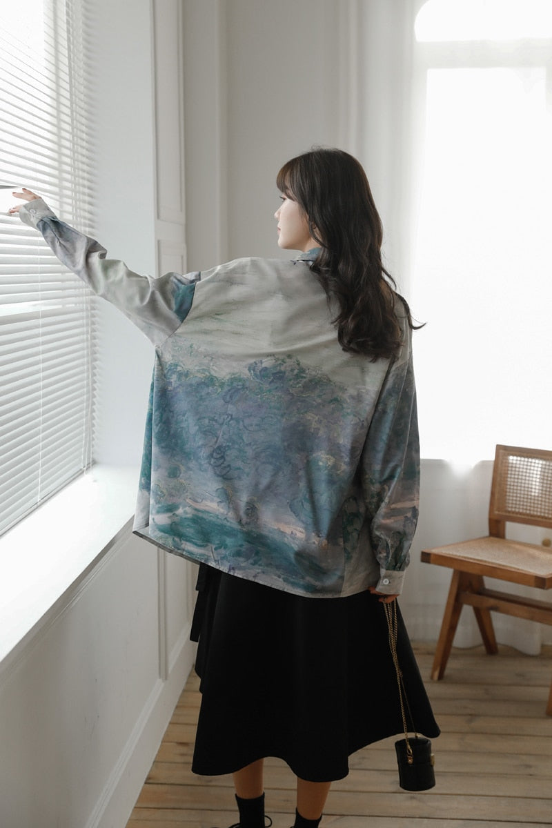 Dégradé Impressionniste — Chemise Atelier — vue 5 | Artelure