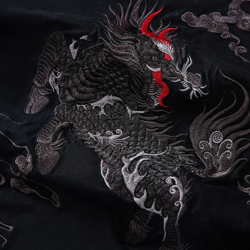 Qilin — T-shirt Brodé — vue 4 | Artelure