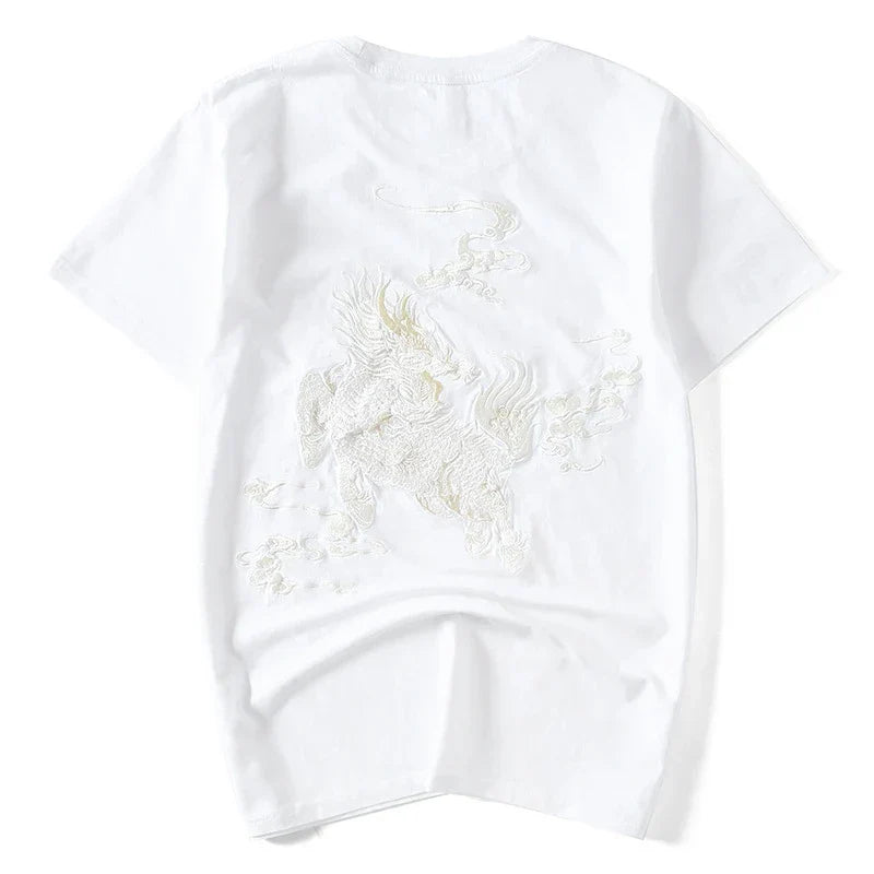 Qilin — T-shirt Brodé — vue 6 | Artelure