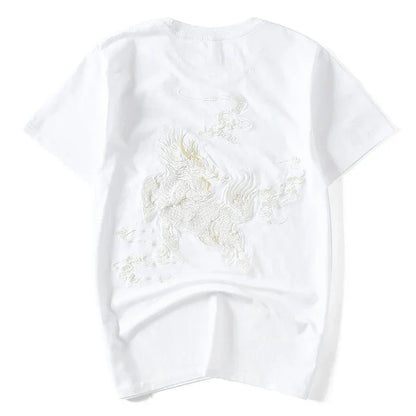 Qilin — T-shirt Brodé — vue 6 | Artelure
