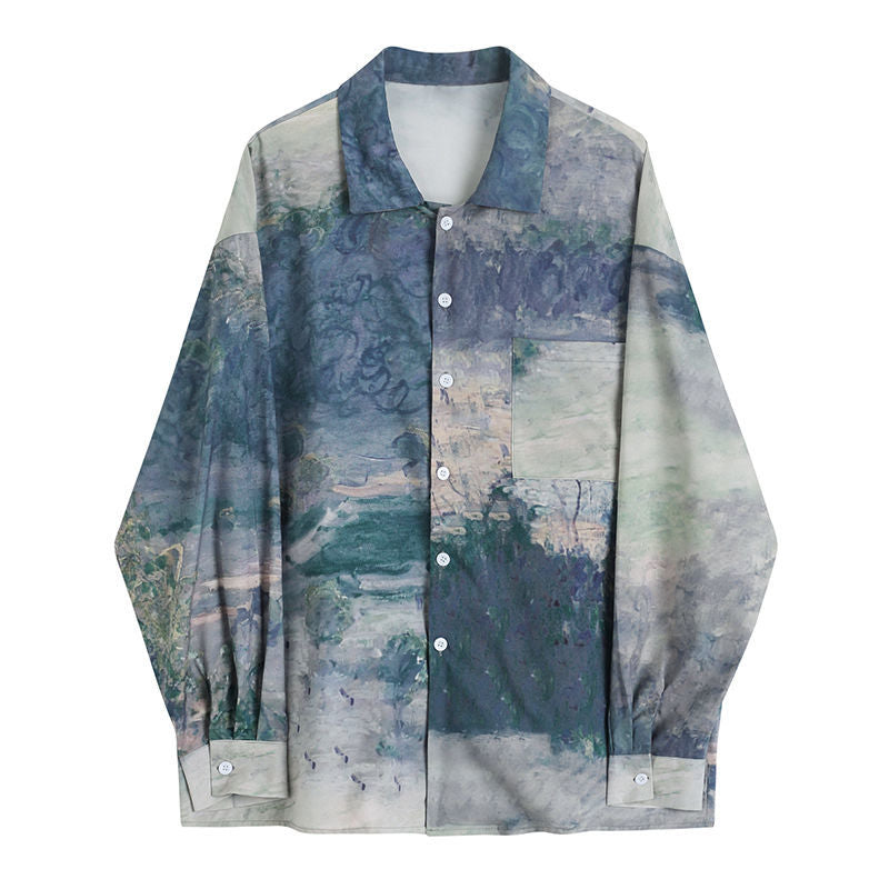 Dégradé Impressionniste — Chemise Atelier — vue 8 | Artelure