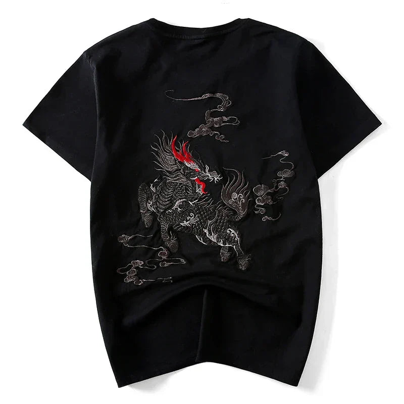 Qilin — T-shirt Brodé — vue 1 | Artelure