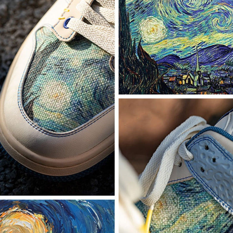 Nuit Étoilée — Sneakers d’Art — vue 10 | Artelure