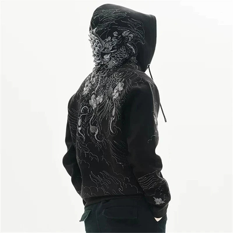 Dragon Fantôme — Hoodie Galerie — vue 2 | Artelure