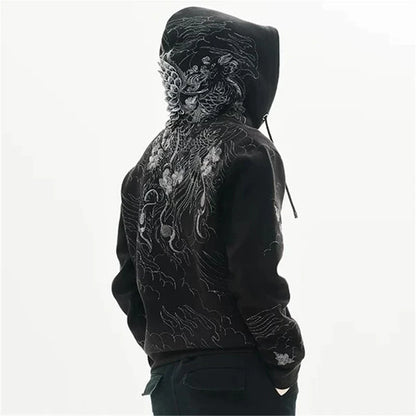 Dragon Fantôme — Hoodie Galerie — vue 2 | Artelure