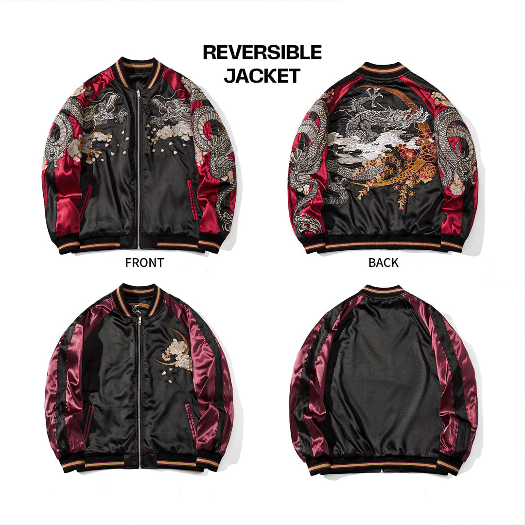Floraison d’Obsidienne — Veste Réversible — vue 10 | Artelure