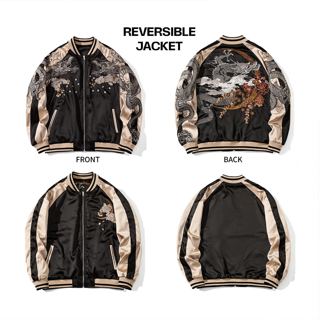Floraison d’Obsidienne — Veste Réversible — vue 11 | Artelure