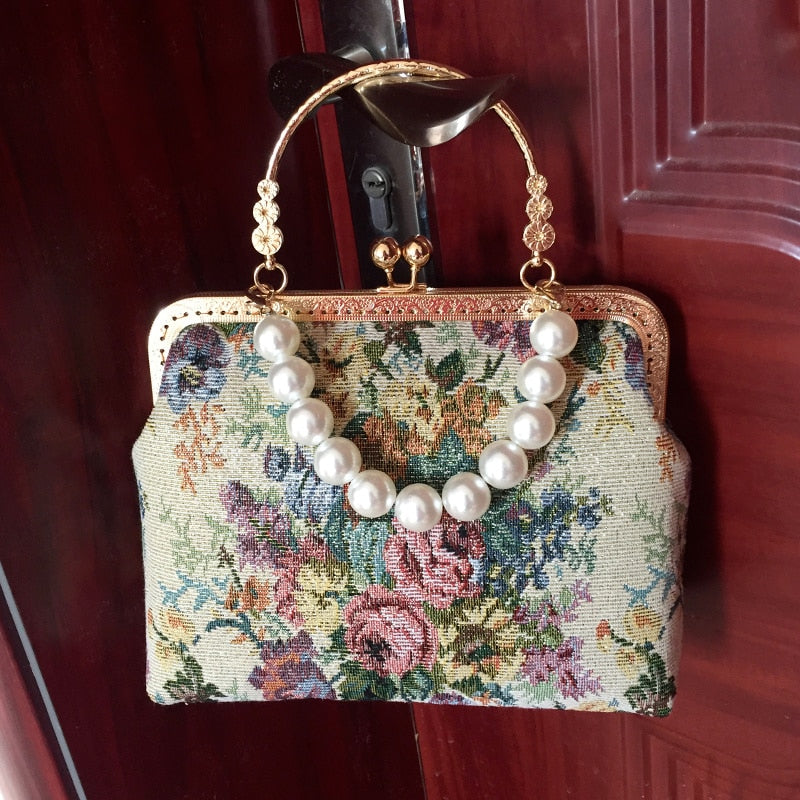 Rococo Floral — Sac Brodé — vue 2 | Artelure
