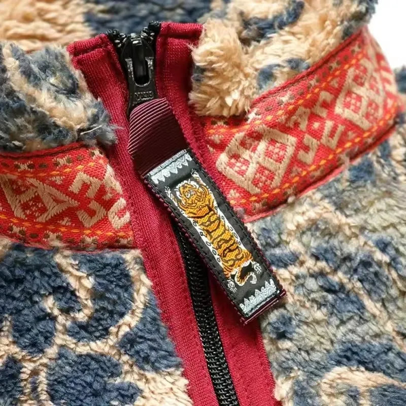 Floraison de Porcelaine — Veste Sherpa — vue 4 | Artelure