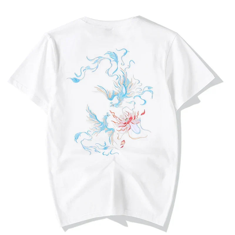 Danse du Phénix — T-shirt Brodé — vue 2 | Artelure