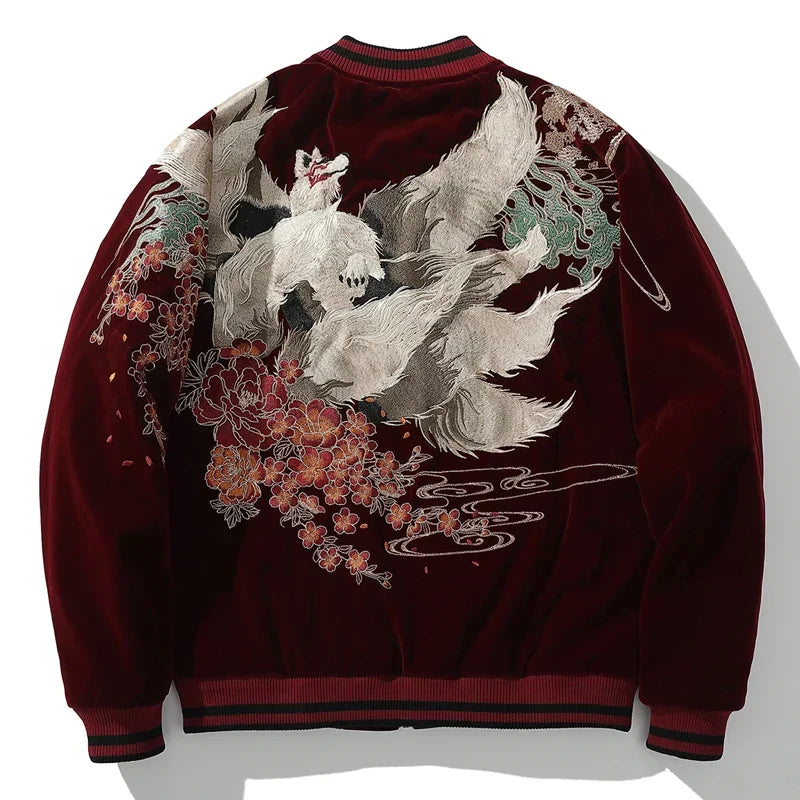 Esprit Kitsune — Veste Brodée — vue 3 | Artelure