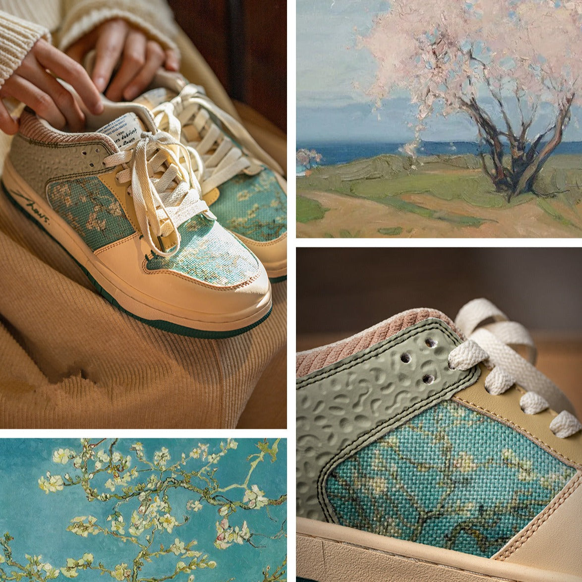 Floraison d’Amandier — Sneakers d’Art — vue 8 | Artelure