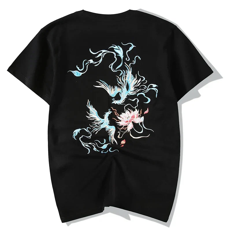 Danse du Phénix — T-shirt Brodé — vue 1 | Artelure