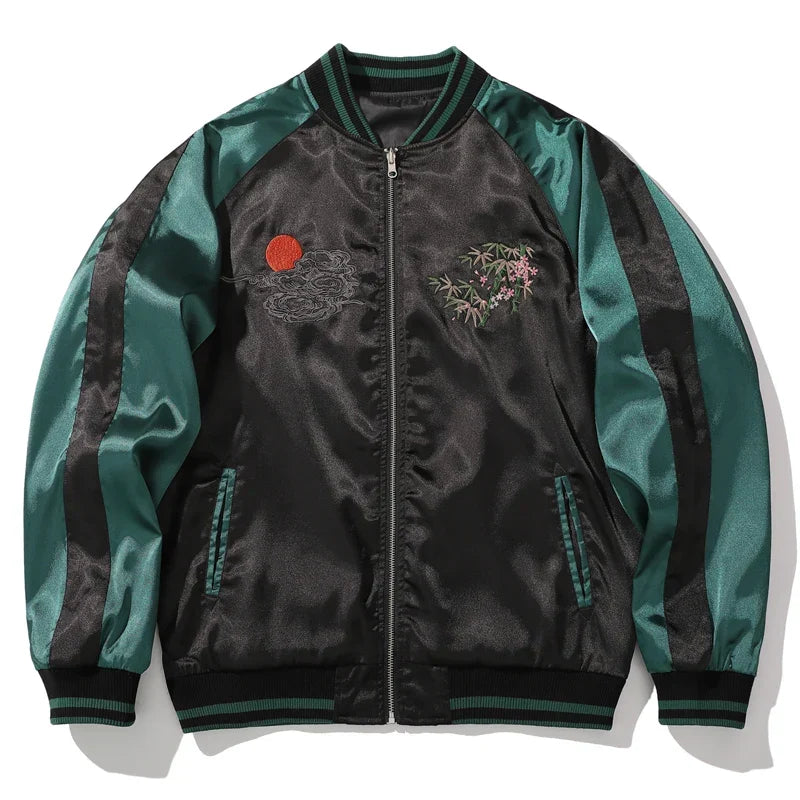 Le Rugissement du Fuji — Veste Brodée — vue 2 | Artelure