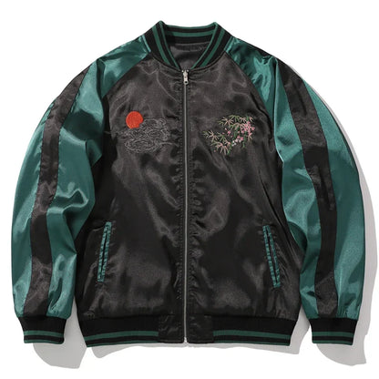 Le Rugissement du Fuji — Veste Brodée — vue 2 | Artelure