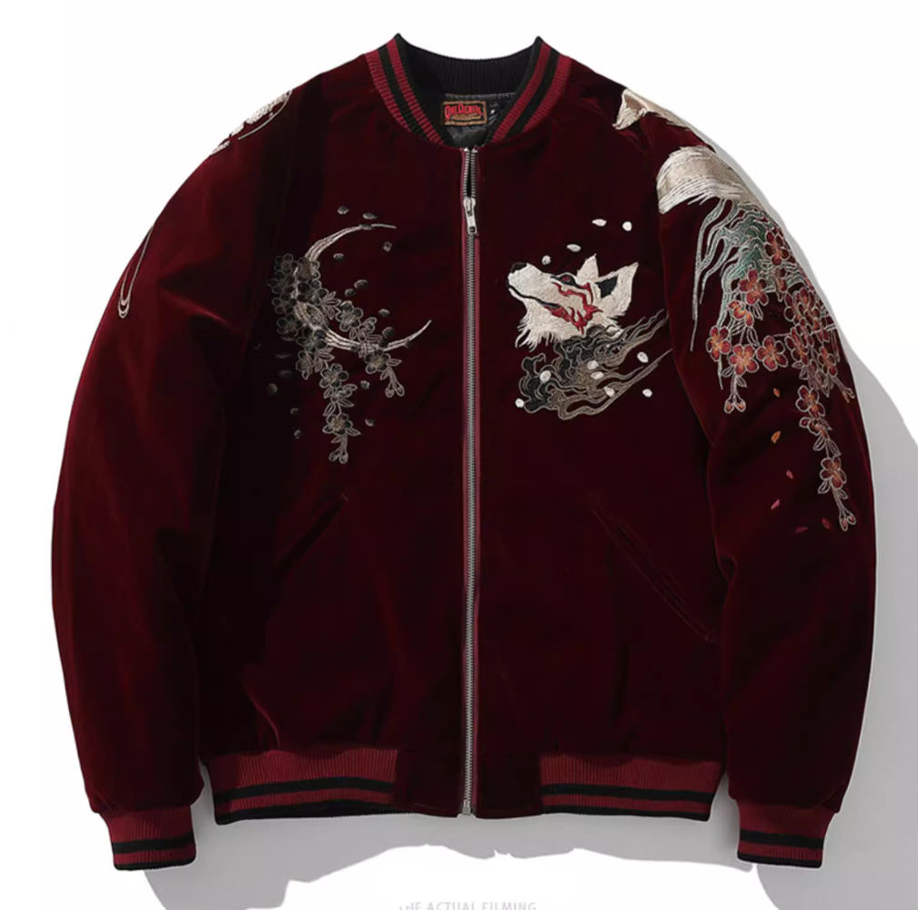 Esprit Kitsune — Veste Brodée — vue 4 | Artelure