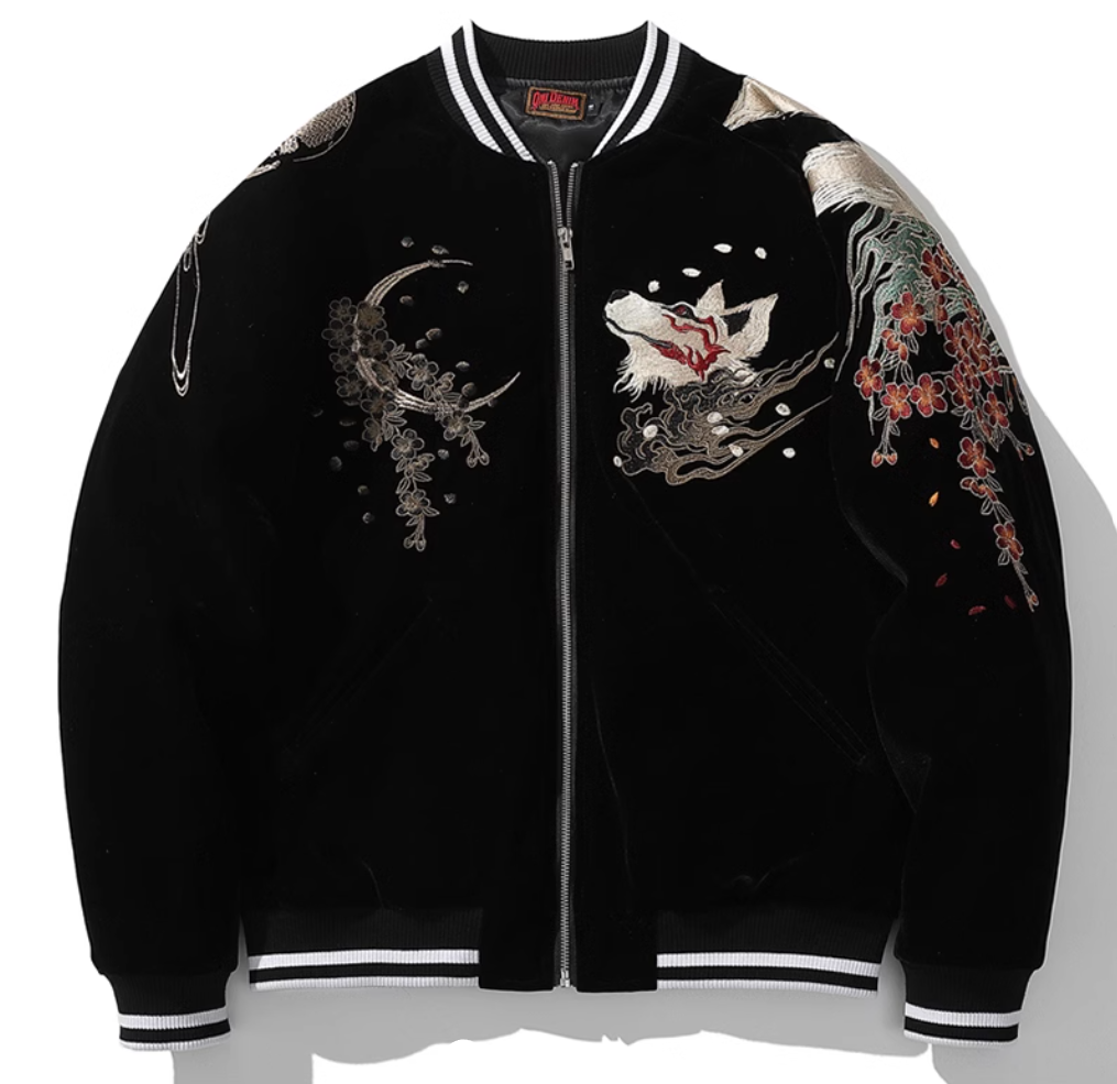 Esprit Kitsune — Veste Brodée — vue 2 | Artelure