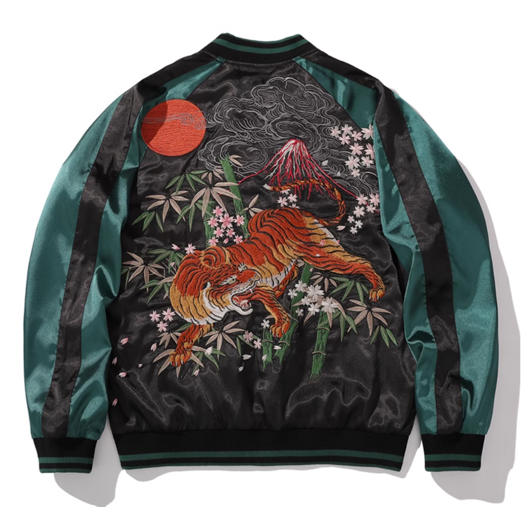Le Rugissement du Fuji — Veste Brodée — vue 1 | Artelure