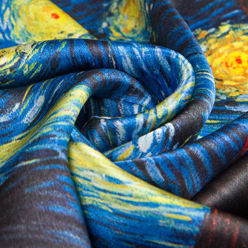 Nuit Étoilée — Foulard Galerie — vue 2 | Artelure