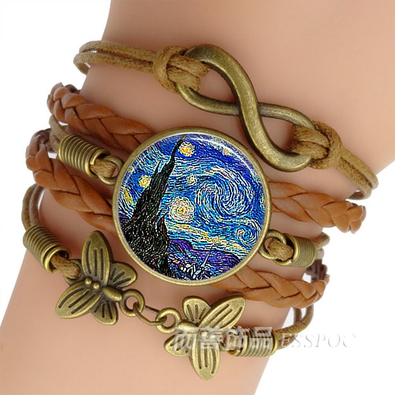 Nuit Étoilée — Bracelet Enroulé — vue 2 | Artelure
