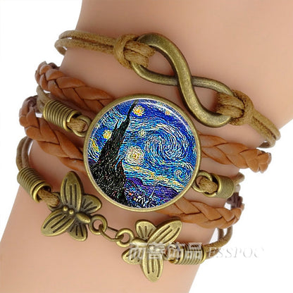 Nuit Étoilée — Bracelet Enroulé — vue 2 | Artelure