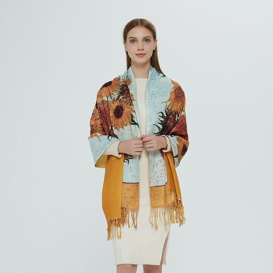 Tournesols d’Arles — Foulard Galerie — vue 1 | Artelure