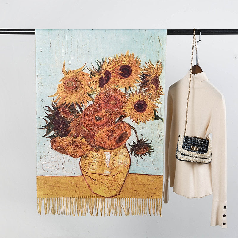Tournesols d’Arles — Foulard Galerie — vue 4 | Artelure