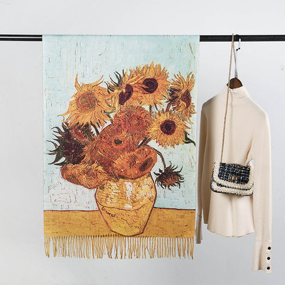 Tournesols d’Arles — Foulard Galerie — vue 4 | Artelure