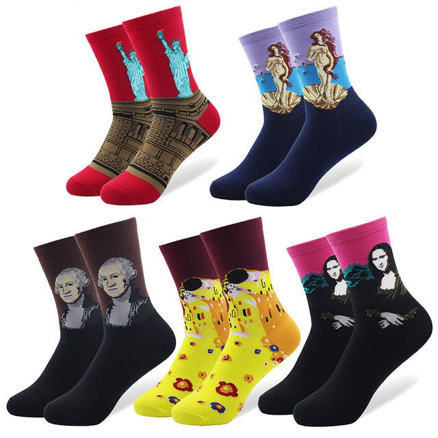 Le Coffret des Maîtres — 5 Paires de Chaussettes d’Art — vue 11 | Artelure