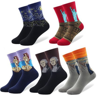 Le Coffret des Maîtres — 5 Paires de Chaussettes d’Art — vue 2 | Artelure