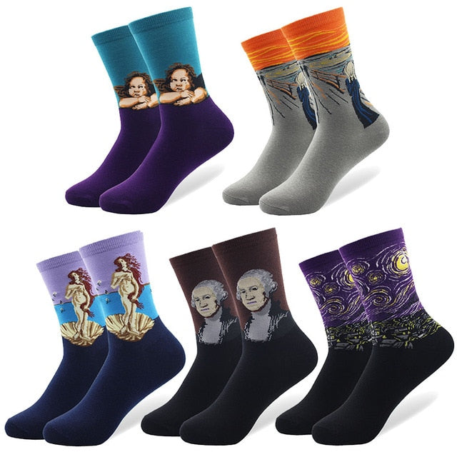 Le Coffret des Maîtres — 5 Paires de Chaussettes d’Art — vue 3 | Artelure
