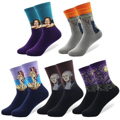 Le Coffret des Maîtres — 5 Paires de Chaussettes d’Art — vue 3 | Artelure