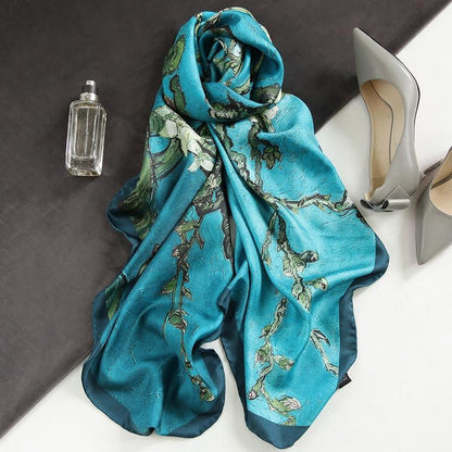 Floraison d’Amandier — Foulard Galerie — vue 11 | Artelure