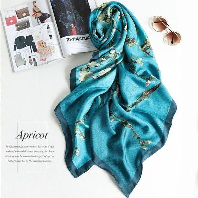 Floraison d’Amandier — Foulard Galerie — vue 7 | Artelure