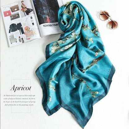 Floraison d’Amandier — Foulard Galerie — vue 7 | Artelure