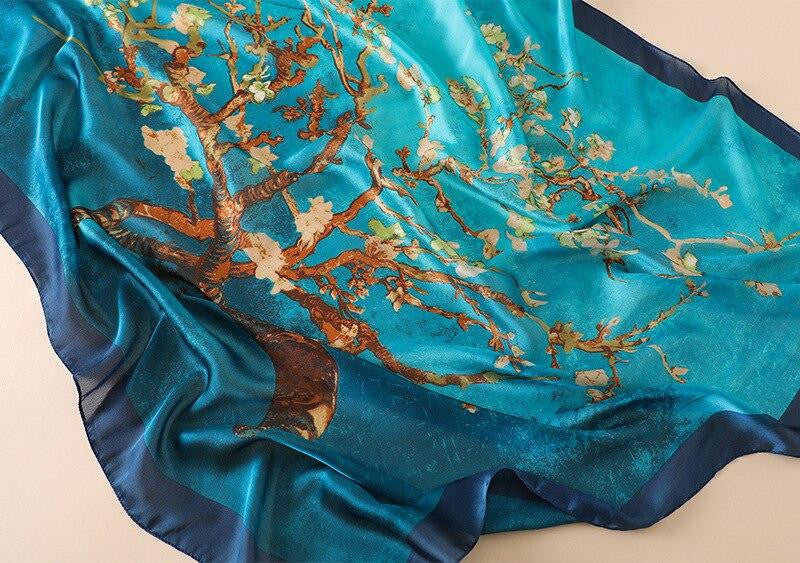 Floraison d’Amandier — Foulard Galerie — vue 12 | Artelure
