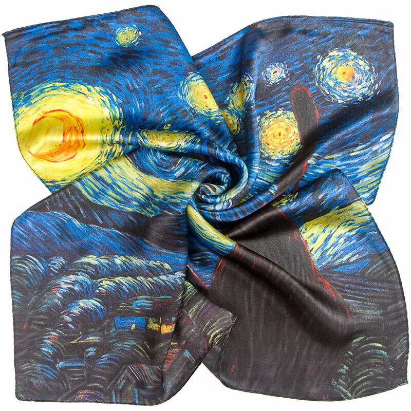 Nuit Étoilée — Foulard Galerie — vue 3 | Artelure