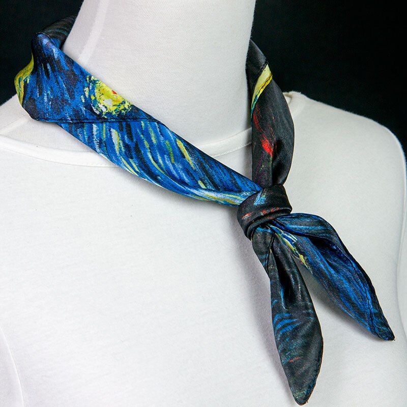 Nuit Étoilée — Foulard Galerie — vue 5 | Artelure